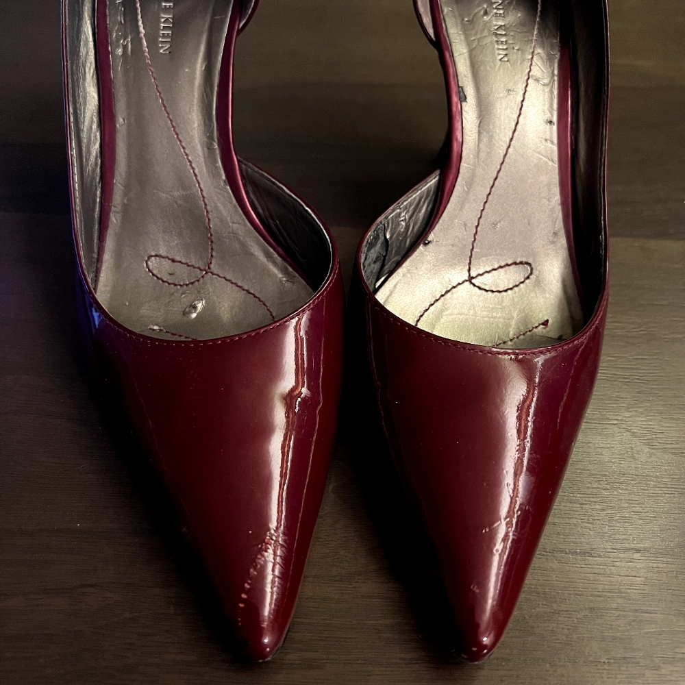 3" Anne Klein Red Pumps
